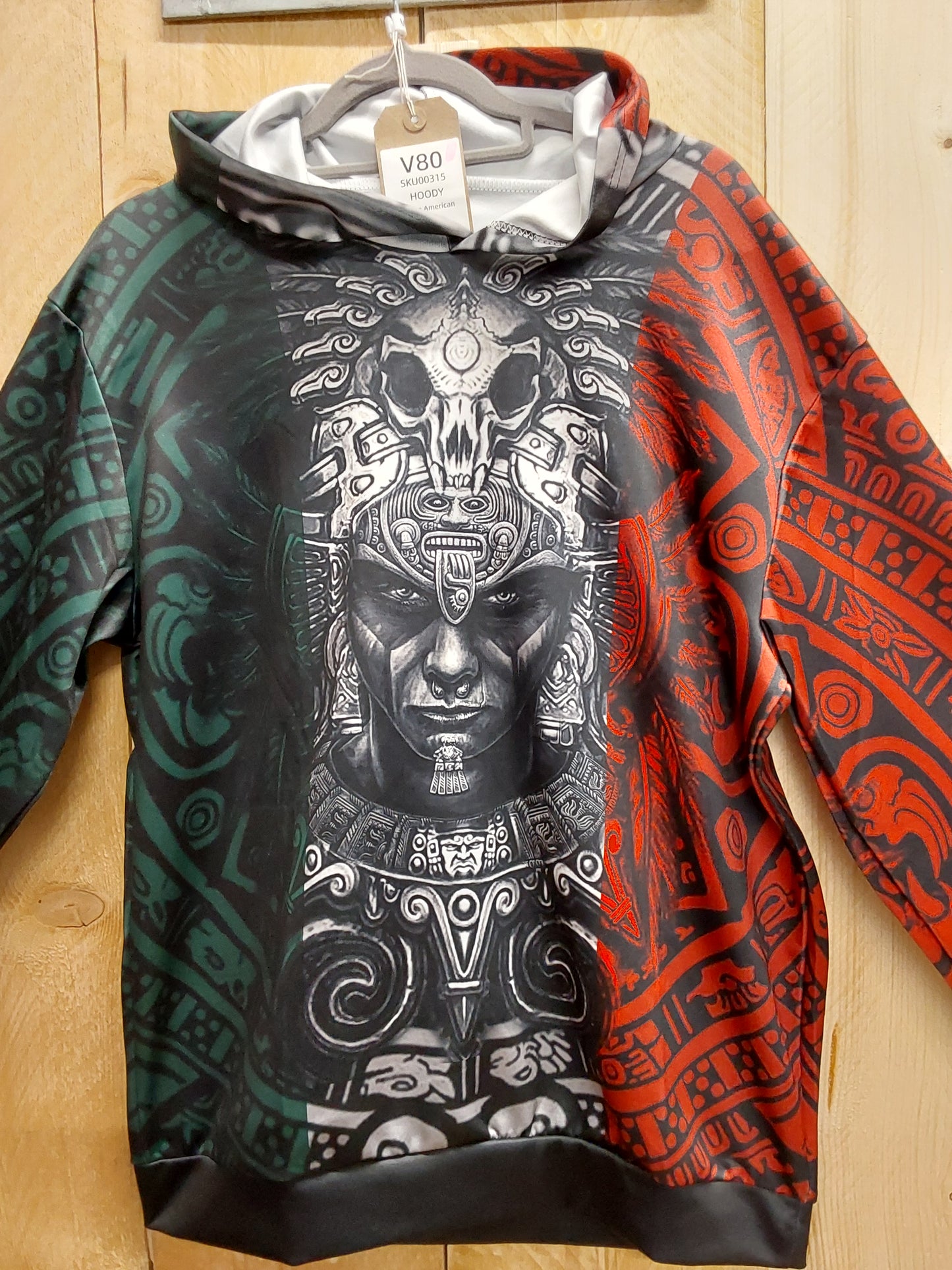 Native American Warrior Hoody