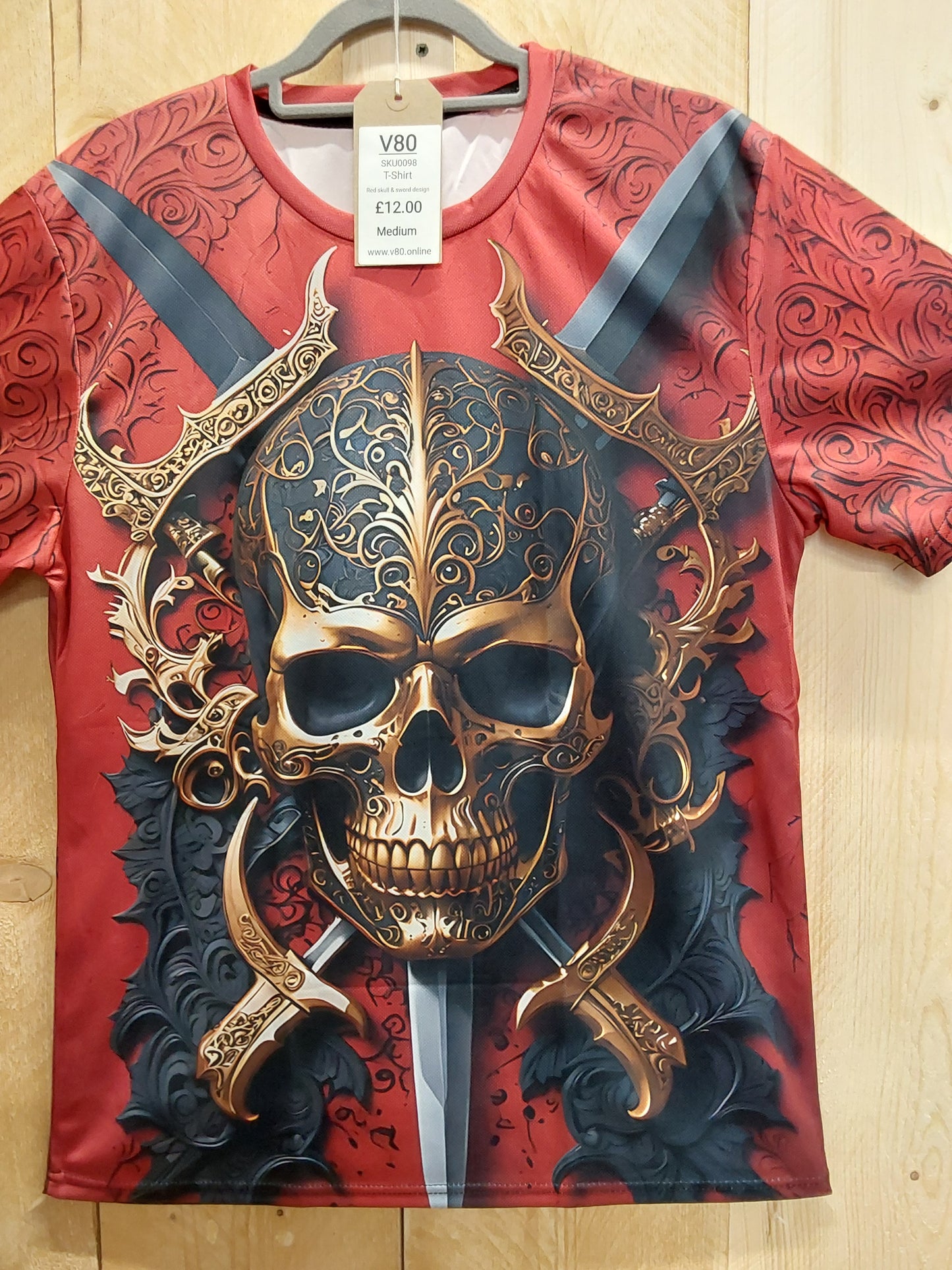 Skull & Sword T-Shirt (ADULT Size M)