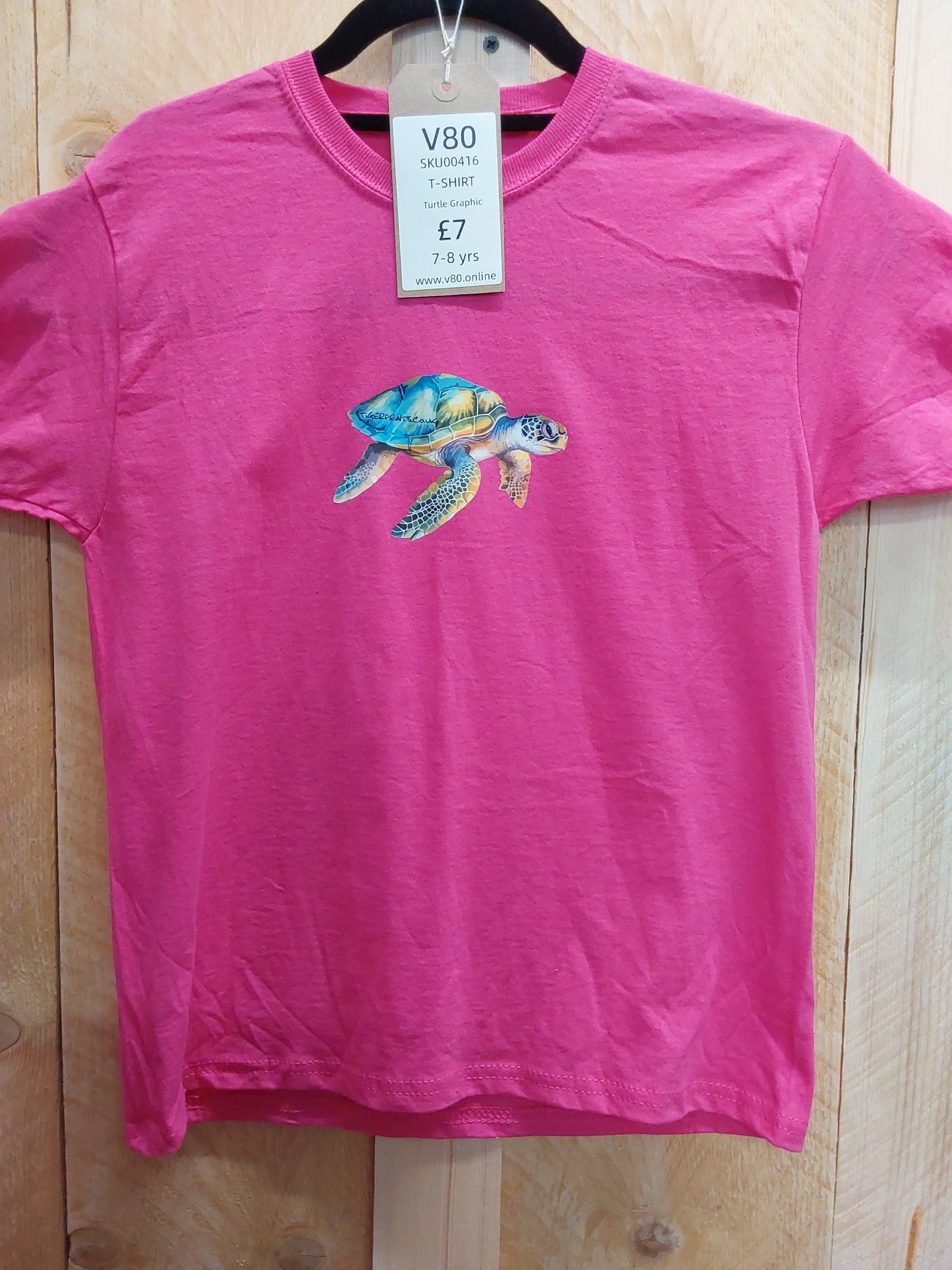 Turtle Graphic T-Shirt (KIDS Size 7-8yrs)