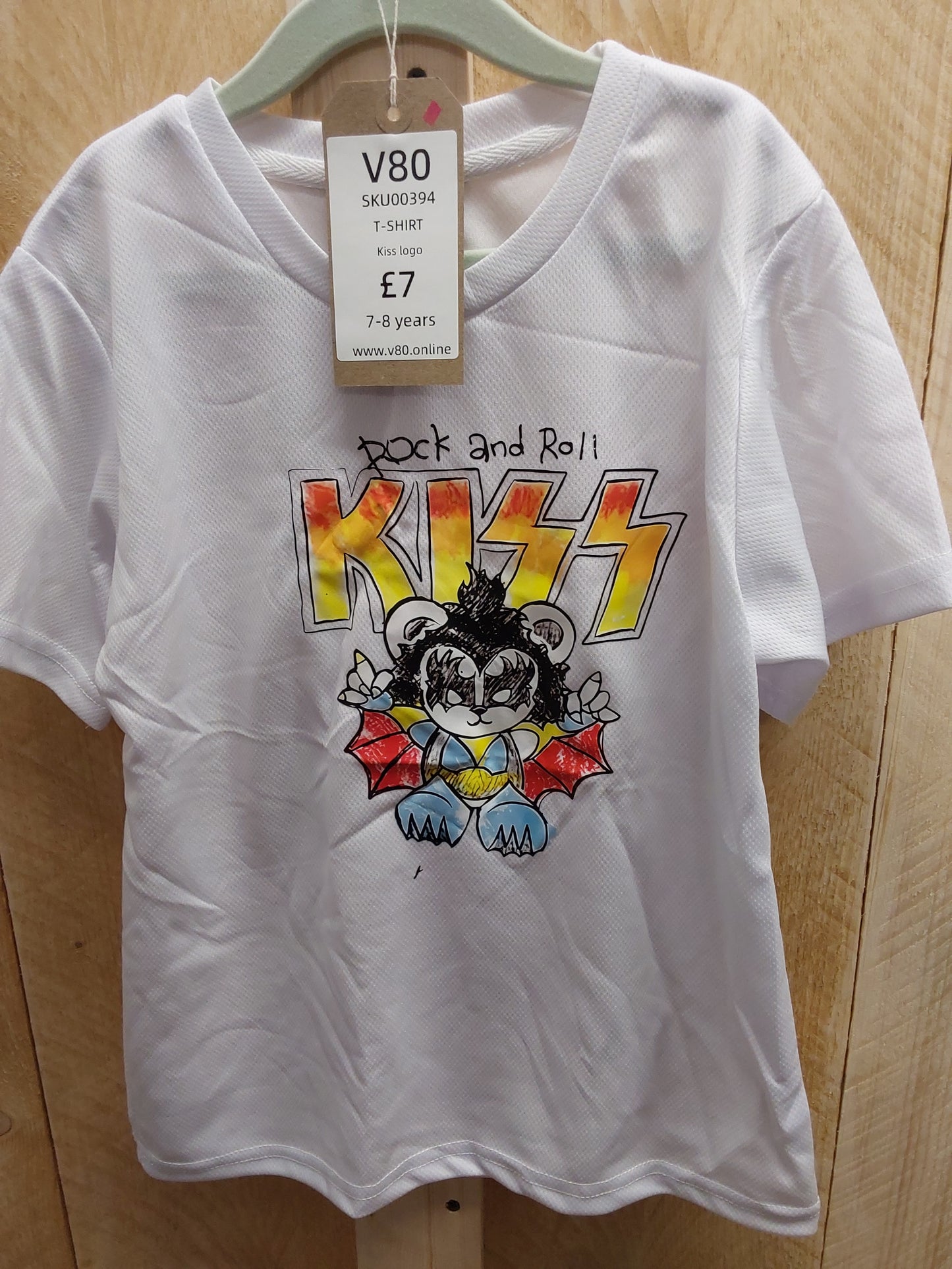 Kids white t shirt