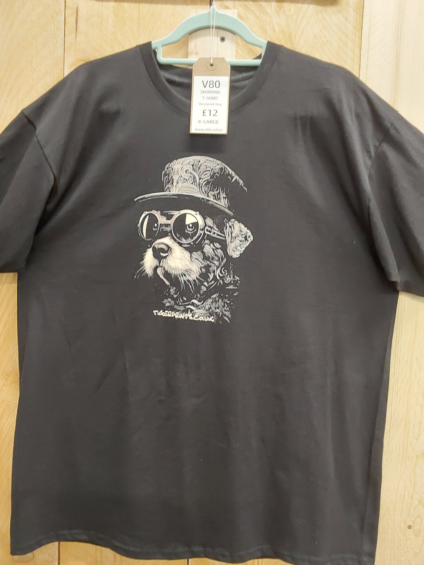 Steampunk Dog T-Shirt (ADULT Size XL)