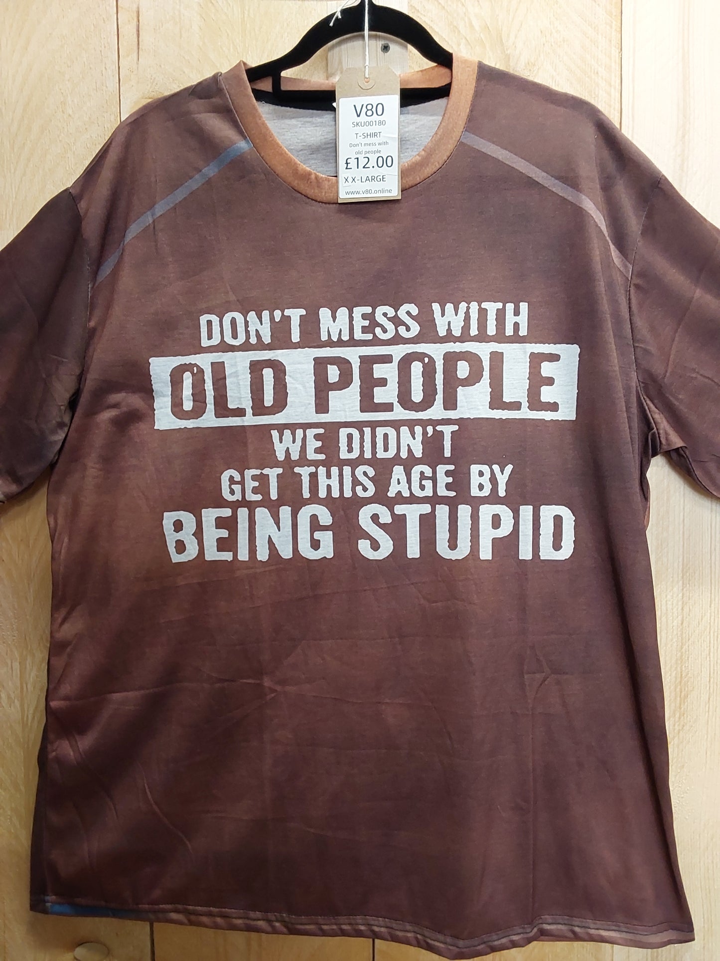 Don't Mess with Old People T-Shirt (ADULT Size XXL)