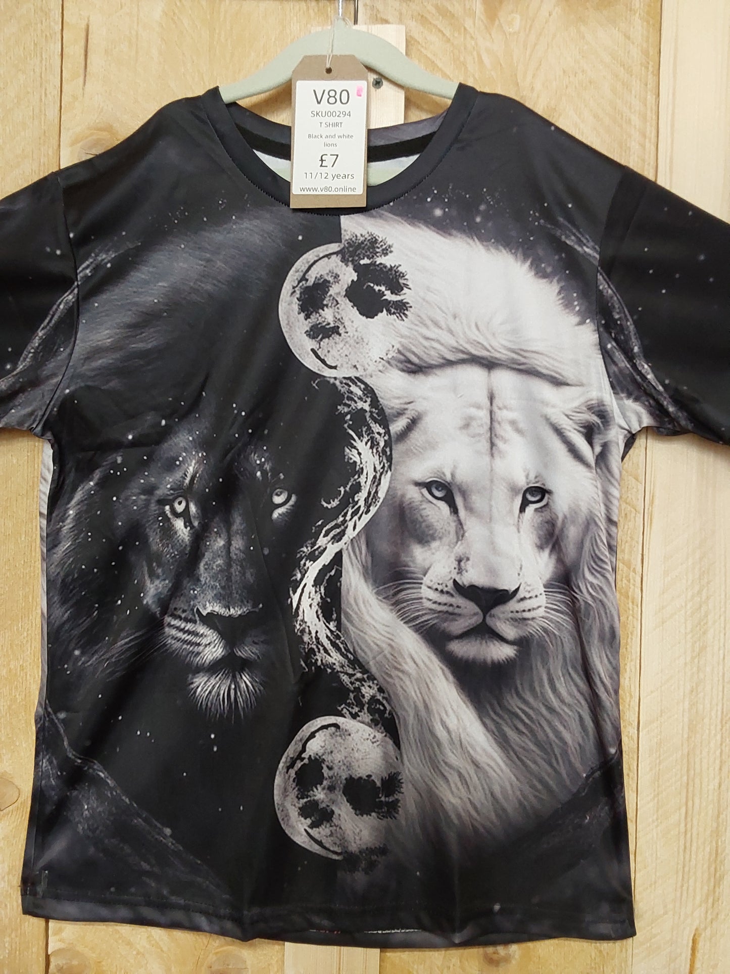Black & White T-Shirt (KIDS Size 11-12yrs)