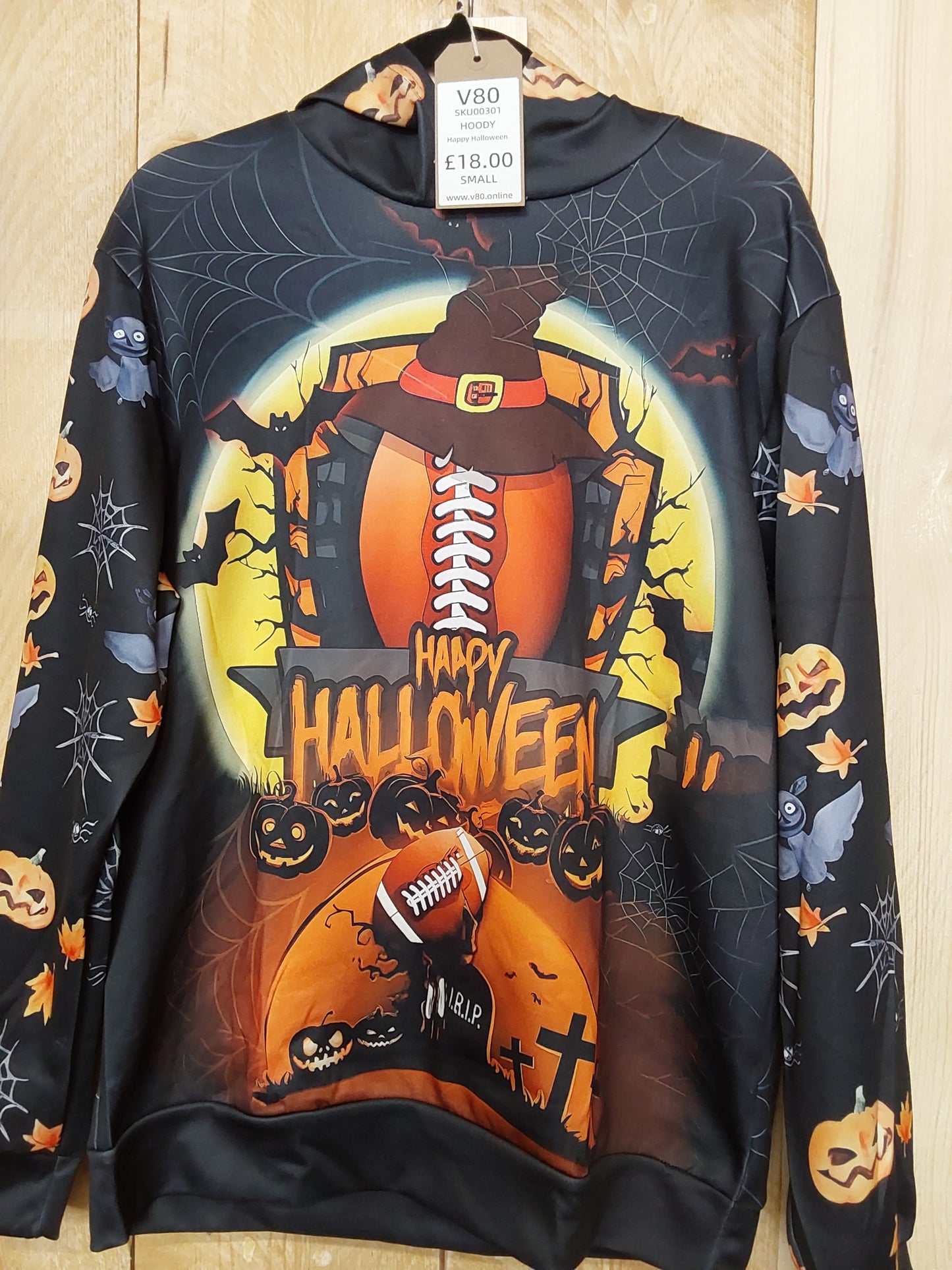 Happy Halloween Hoody (ADULT Size SMALL)