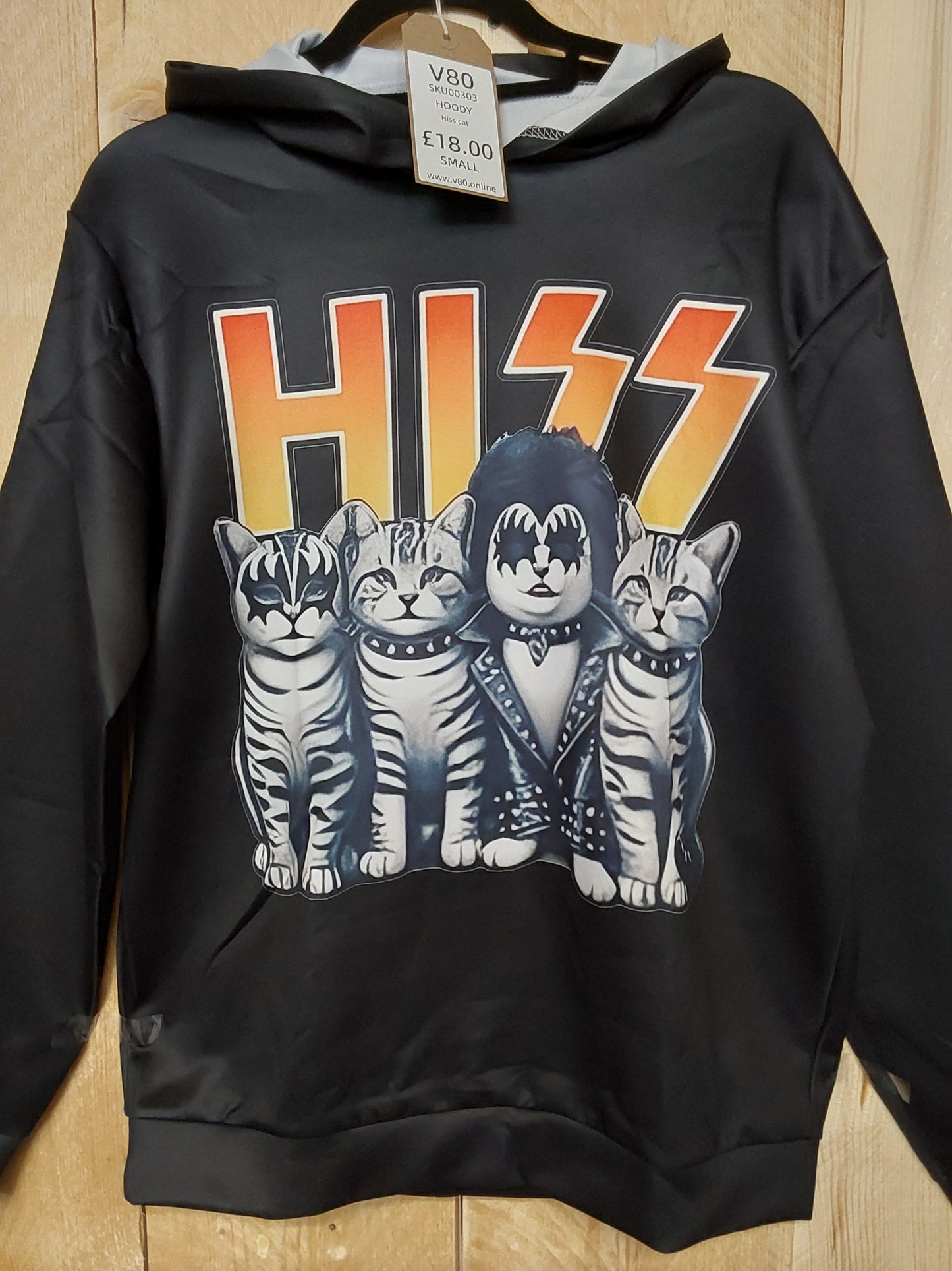 Kiss Funny Tribute Hoody (ADULT Size SMALL)