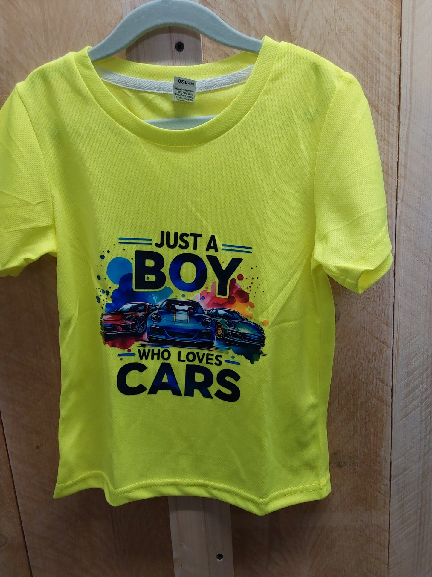 Yellow child's boy top