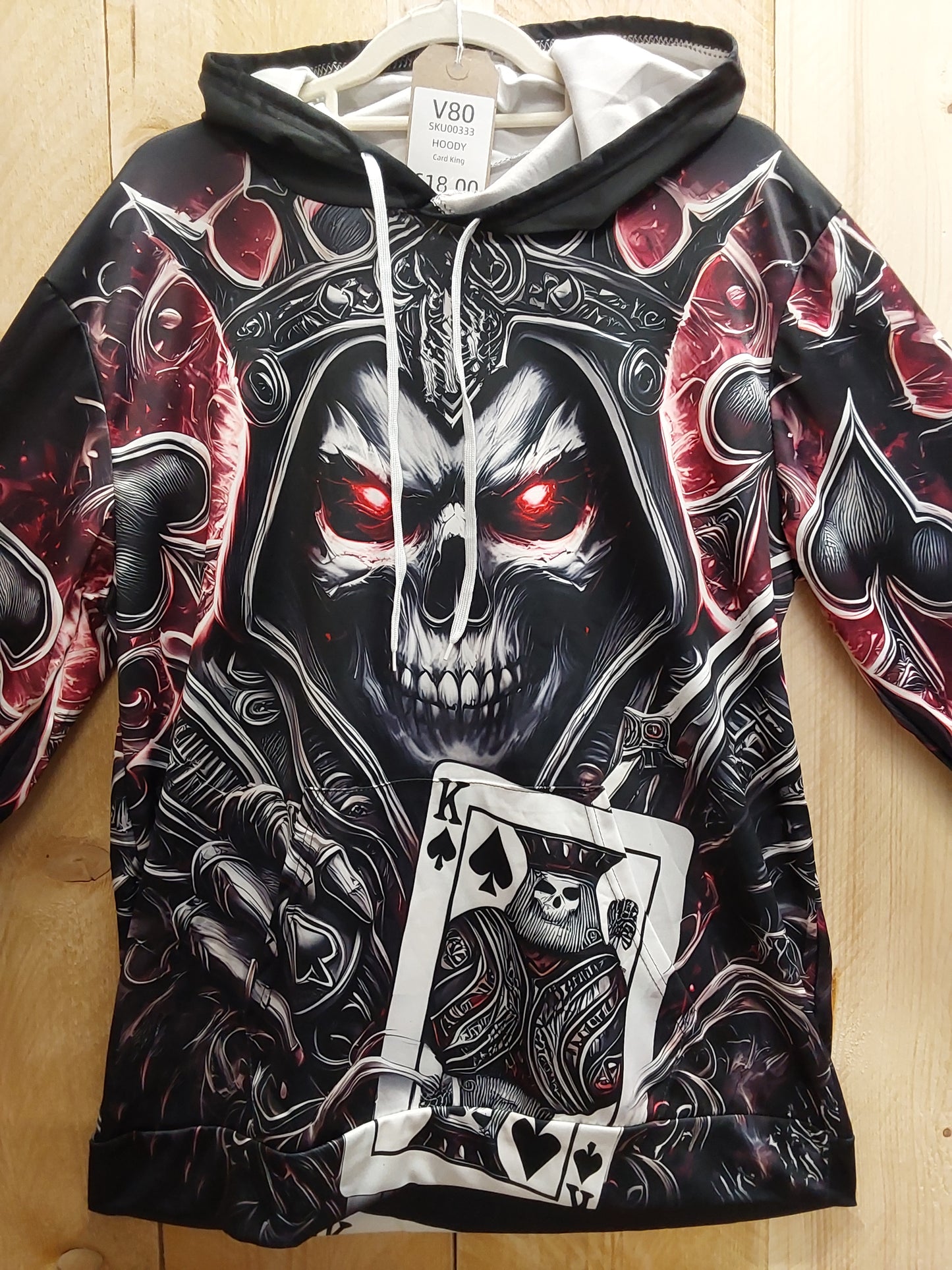 Card King Hoody (ADULT Size LARGE)