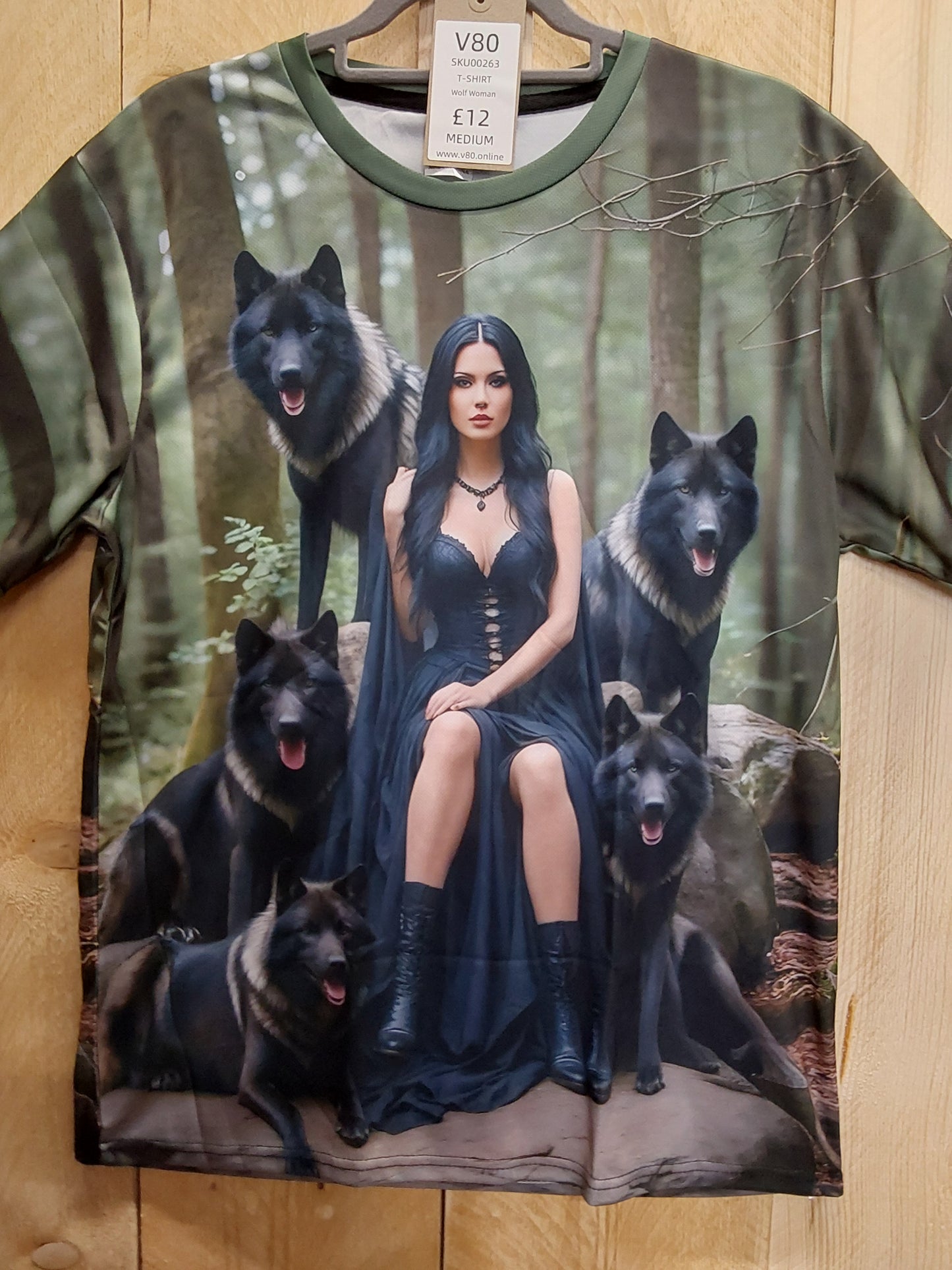 Wolf Woman T-Shirt (ADULT Size M)