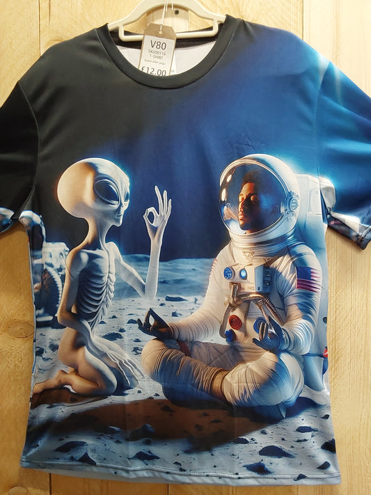 Alien Yoga T-Shirt (ADULT Size LARGE)