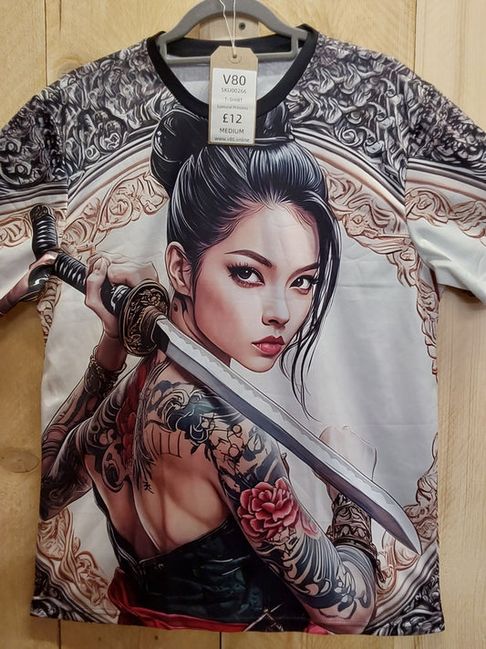 Samurai Princess T-Shirt (ADULT Size M)