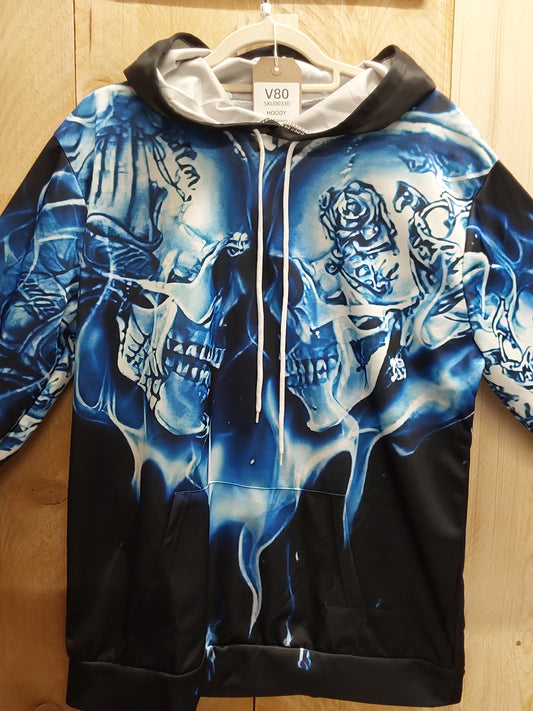 Skull Lovers Hoody (ADULT Size LARGE)