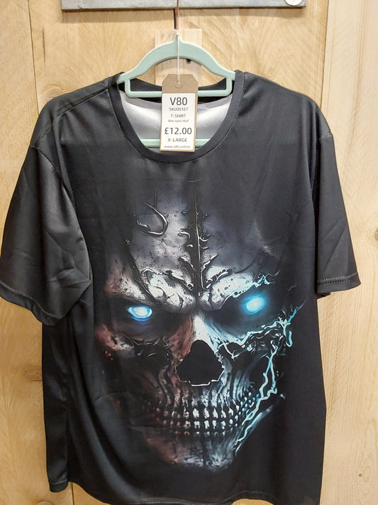 Blue eyed skull X-LARGE t-shirt
