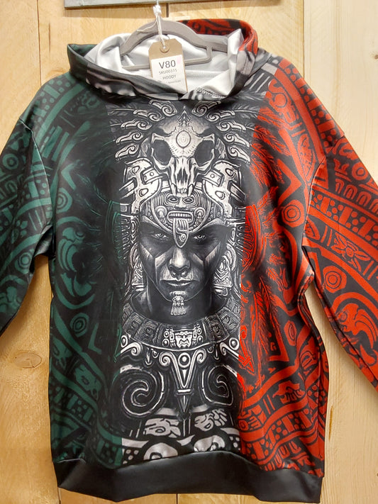 Native American Warrior Hoody