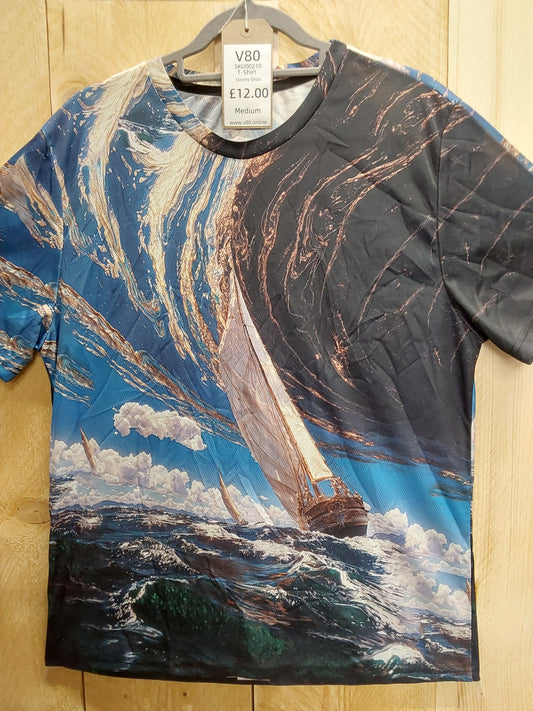 Stormy Ships T-Shirt (ADULT Size M)