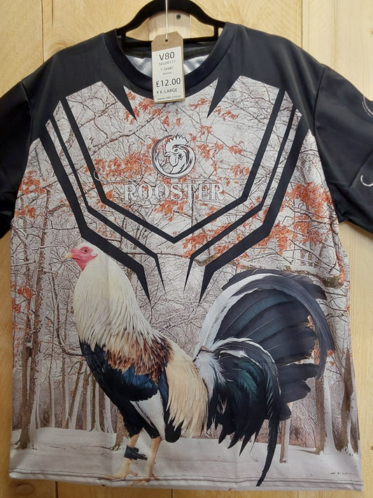 Rooster Design T-Shirt (ADULT Size XXL)