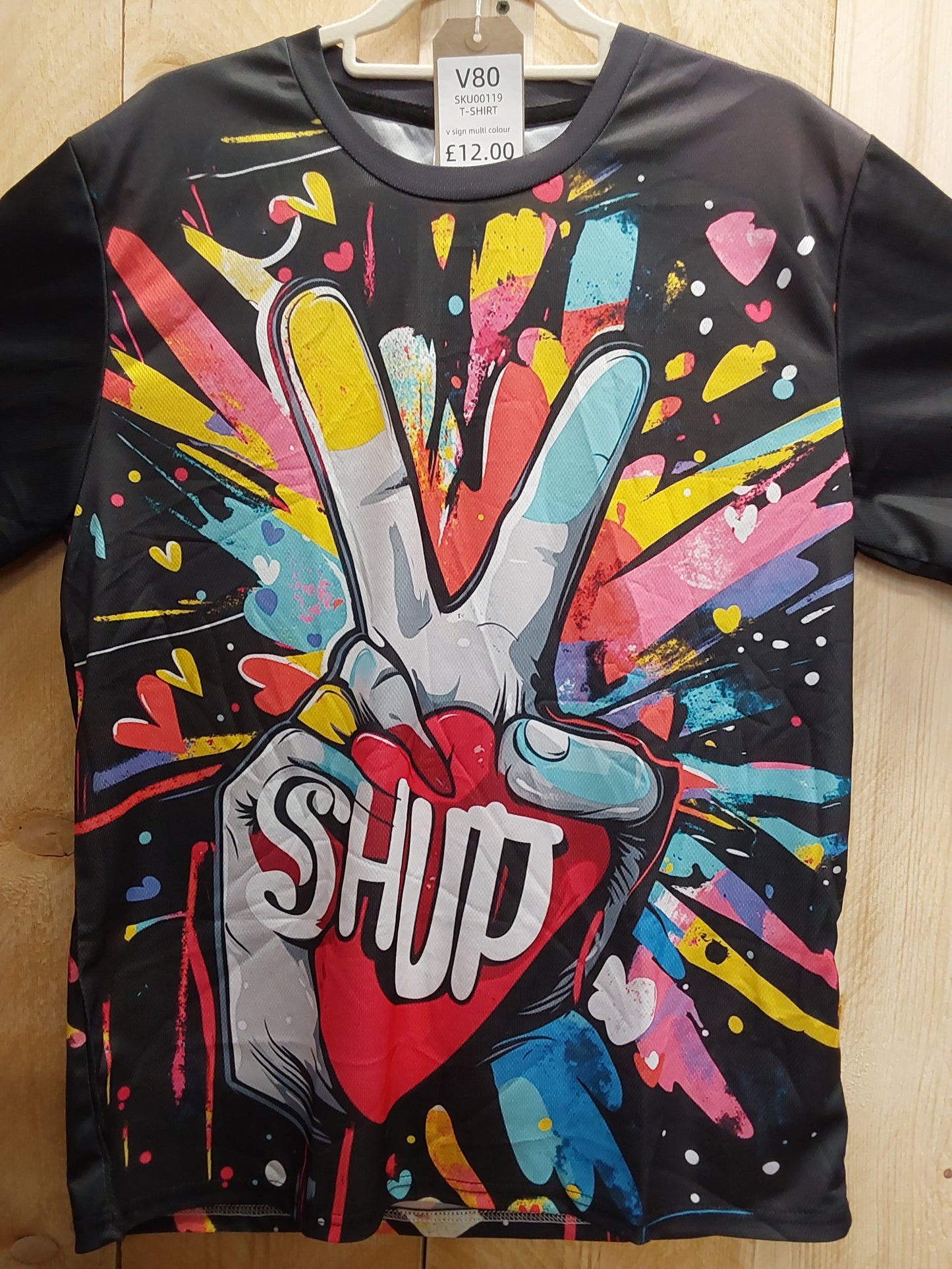 Peace Sign T-Shirt (ADULT Size LARGE)