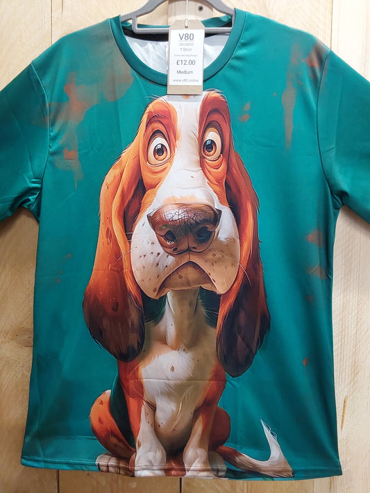 Bassett Hound Design T-Shirt (ADULT Size M)