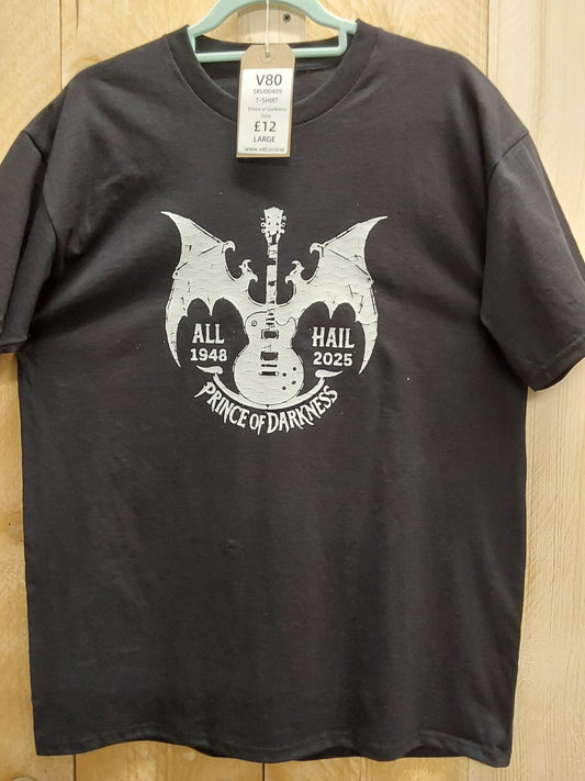 Prince of Darkness Ozzy T-Shirt (ADULT Size LARGE)