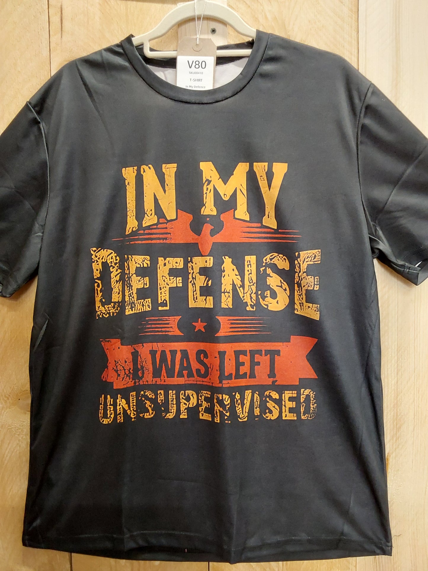 In My Defence T-Shirt (ADULT Size LARGE)