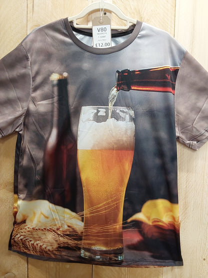 Pint of Beer T-Shirt (ADULT Size LARGE)