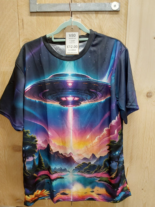 Bright ufo X-LARGE t-shirt