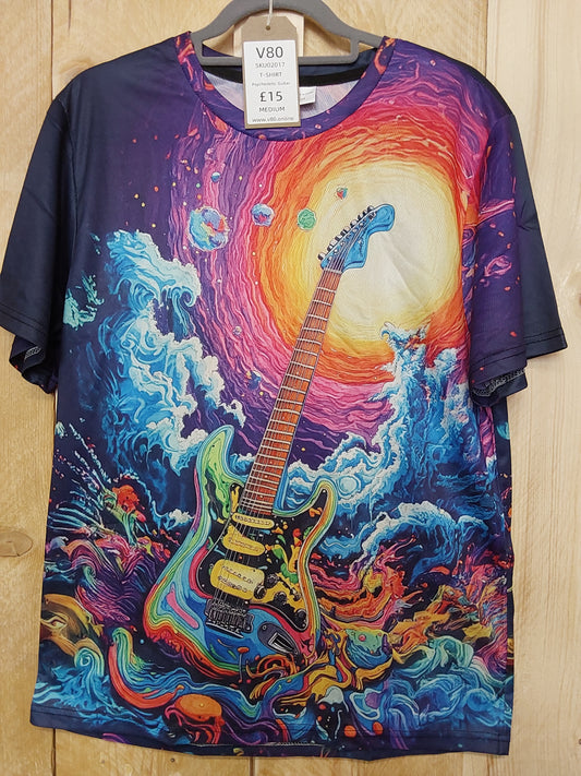 Psychedelic Guitar T-Shirt