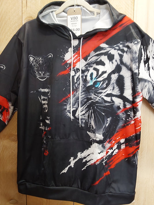Tiger Slash Hoody (ADULT Size LARGE)