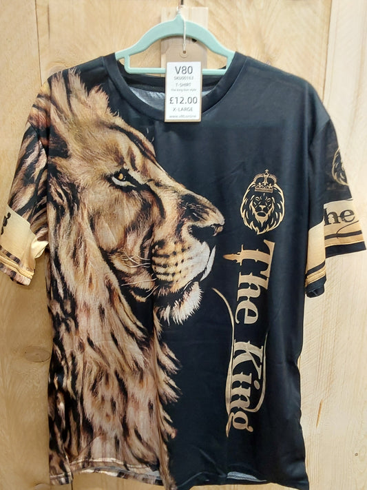 The King lion style X-LARGE t-shirt