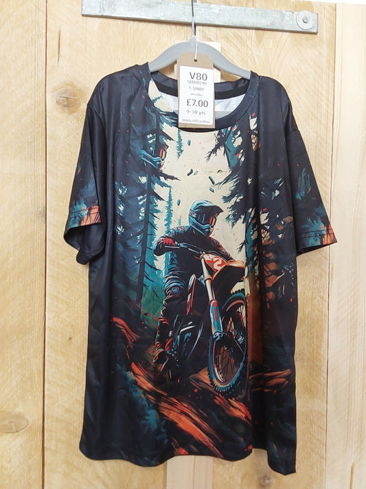 Dirt bike 9-10 kids t-shirt