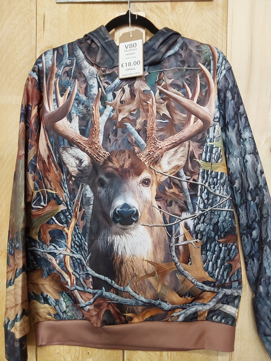 Forest Stag Hoody (ADULT Size SMALL)