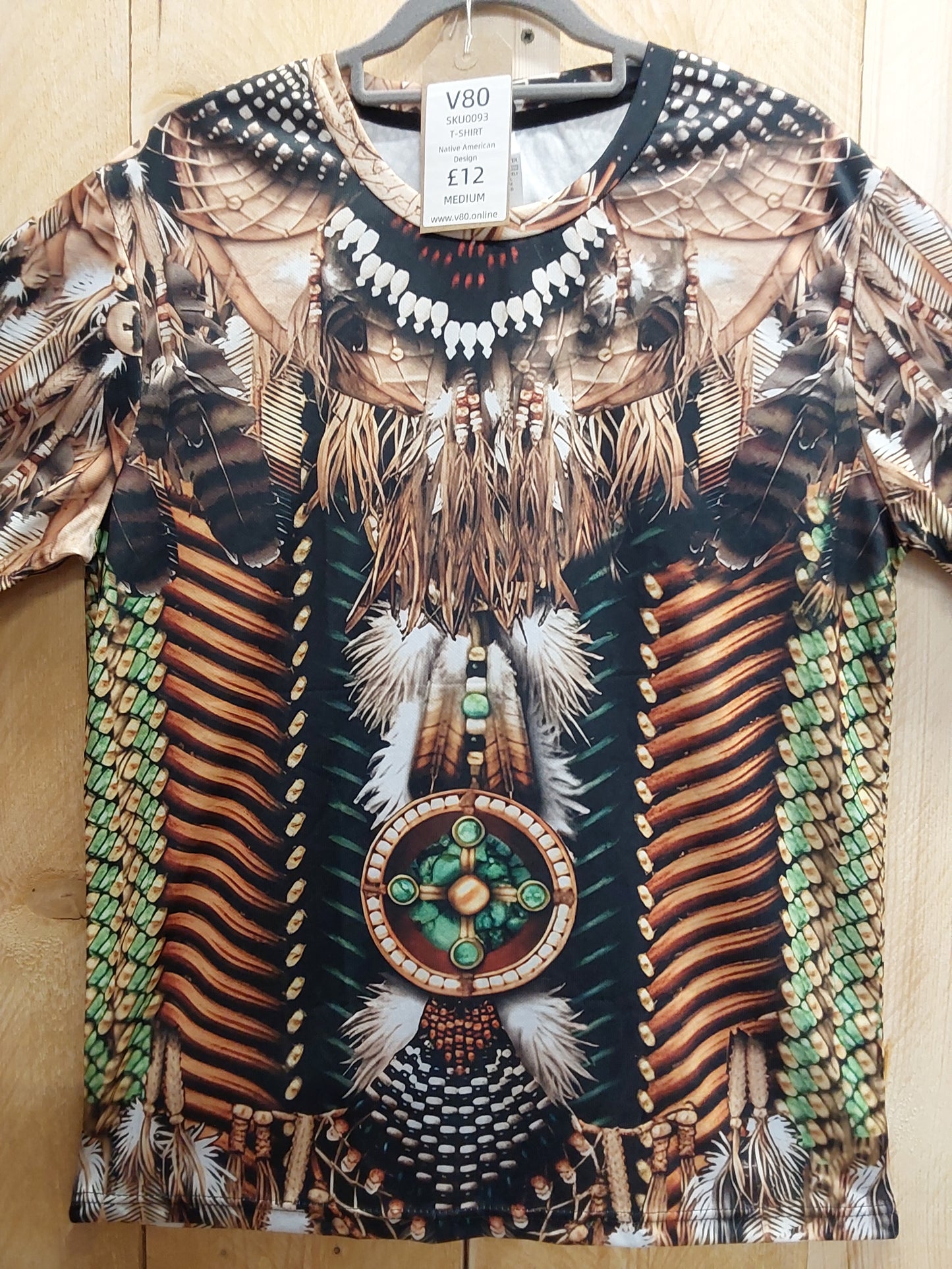 Native American Design T-Shirt (ADULT Size M)