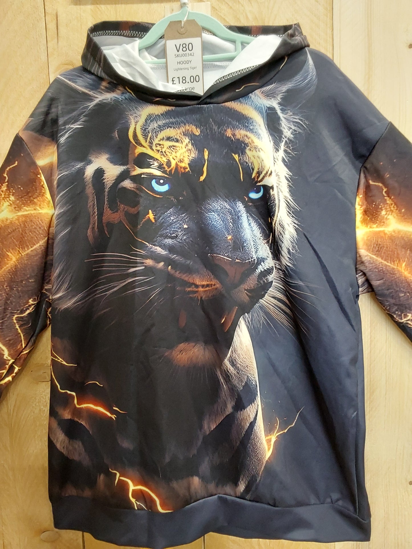 Lightning Tiger Hoody (ADULT Size XL)