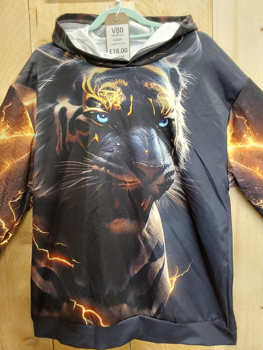Lightning Tiger Hoody (ADULT Size XL)