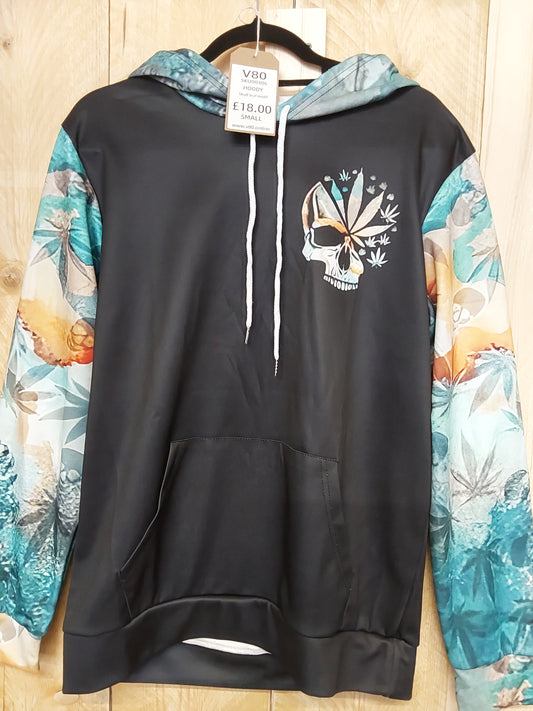 Skull Leaf Hoody (ADULT Size SMALL)