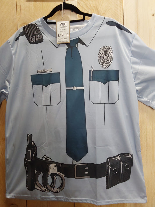Policeman T-Shirt (ADULT Size XXL)