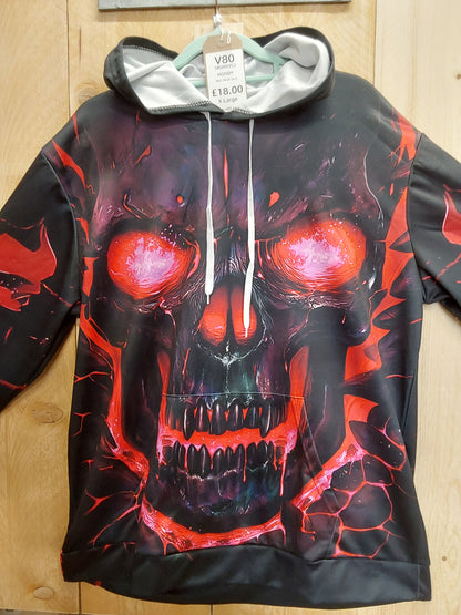 Red Skull Hoody (ADULT Size XL)
