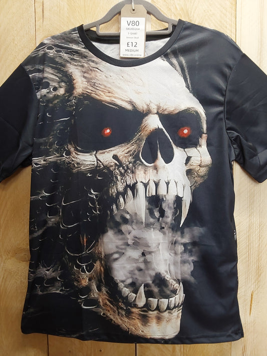 Demon Skull T-Shirt (ADULT Size M)
