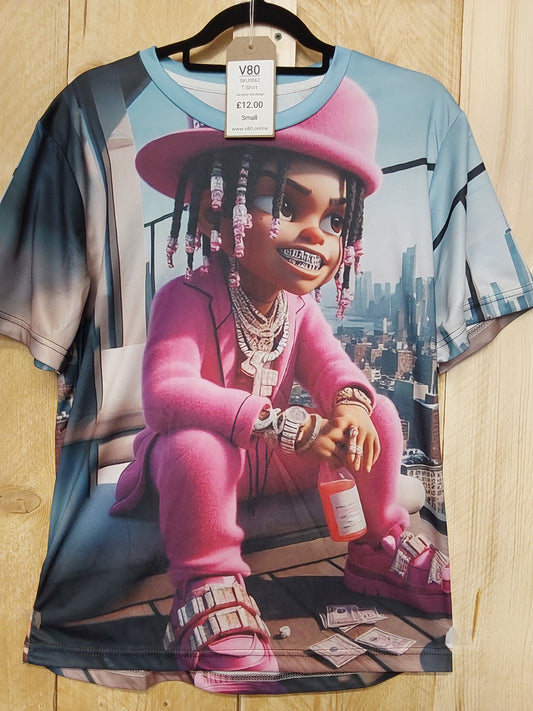 Gangster Kid T-Shirt (ADULT Size SMALL)