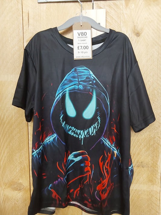 Neon venom 9-10 kids t-shirt