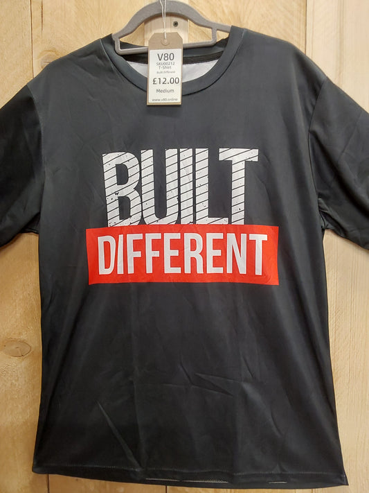 Built Different T-Shirt (ADULT Size M)