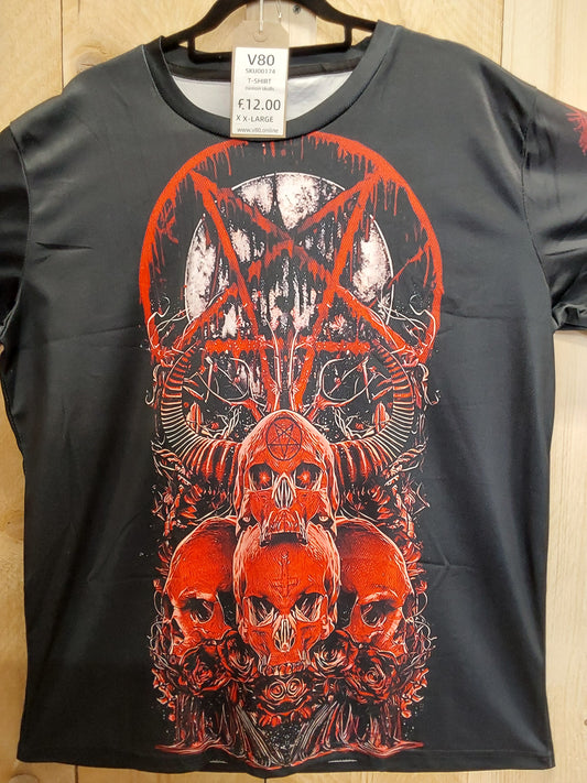 Demon Skull T-Shirt (ADULT Size XXL)