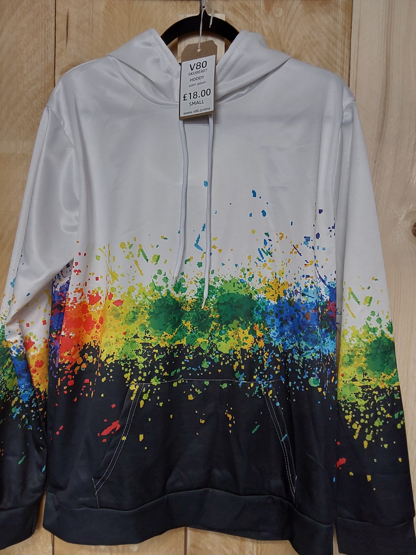 Paint Splash Hoody (ADULT Size SMALL)