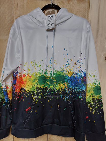 Paint Splash Hoody (ADULT Size SMALL)