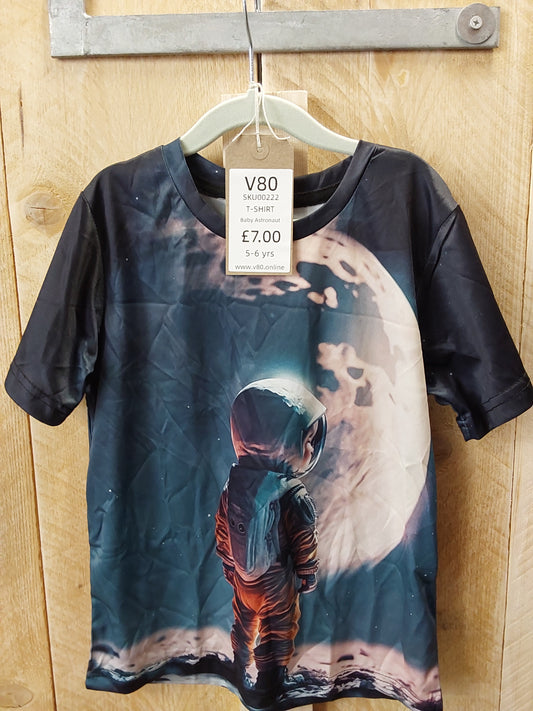 Baby astronaut 5-6 kids t-shirt