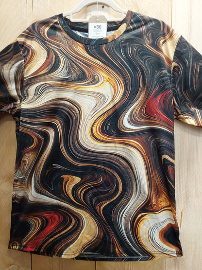 Brown Swirl Design (ADULT Size LARGE)