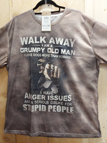 Grumpy Old Man T-Shirt (ADULT Size XXL)