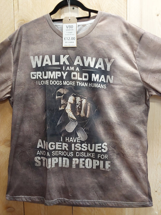 Grumpy Old Man T-Shirt (ADULT Size XXL)