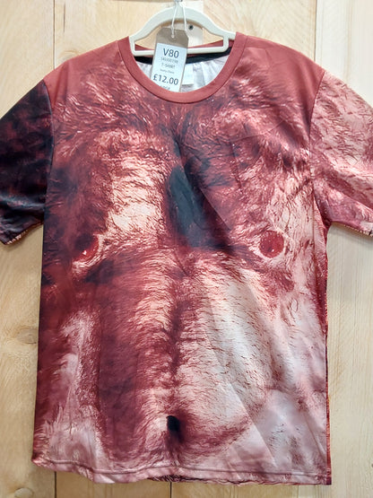 Hairy Chest T-Shirt (ADULT Size LARGE)