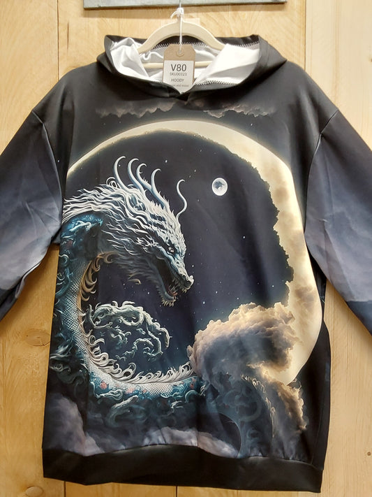 Dragon Moon Hoody (ADULT Size LARGE)
