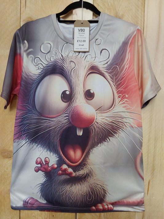 Crazy Mouse T-Shirt (ADULT Size SMALL)